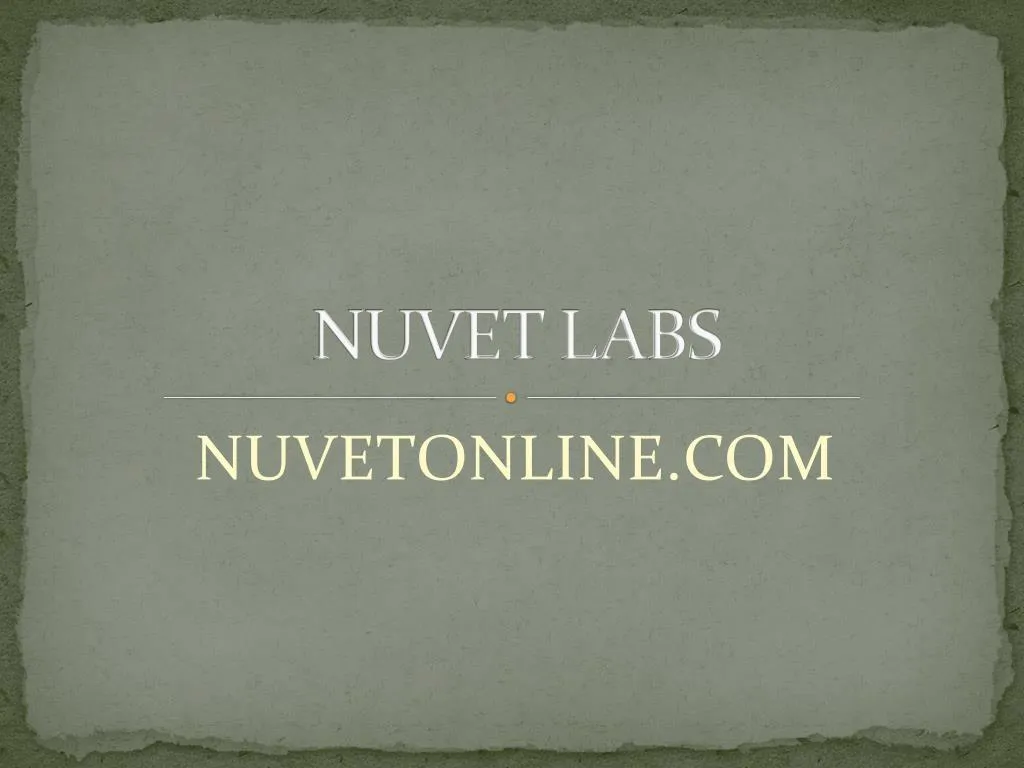 nuvet labs