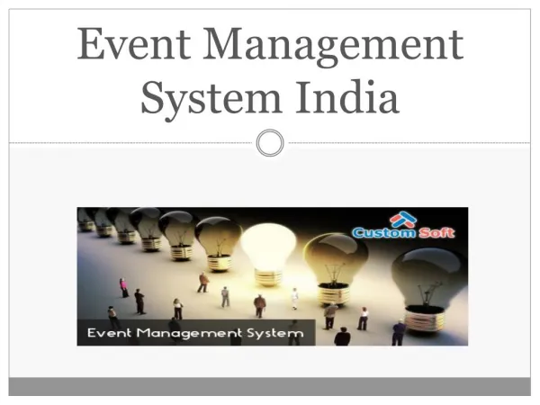 Event Management Software India