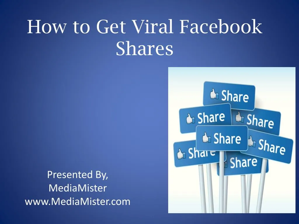how to get viral facebook shares