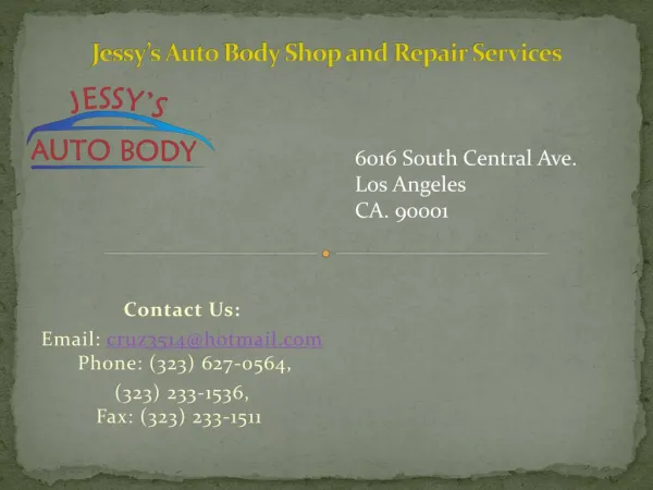 Best Auto Body Shop and Repair Services in Los Angeles, Corona, Glendale, Long Beach