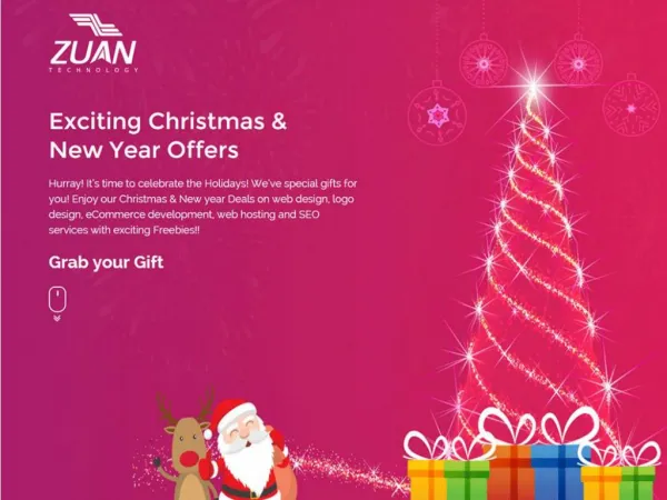 Exciting Christmas and New Year offer at Zuan Technology for year 2015