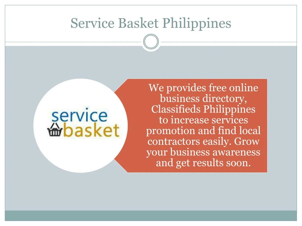 service basket philippines