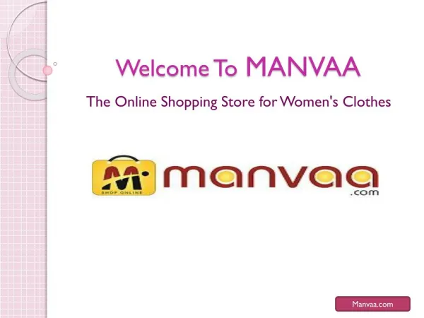 Manvaa - Online Shopping for Womens Clothes in India