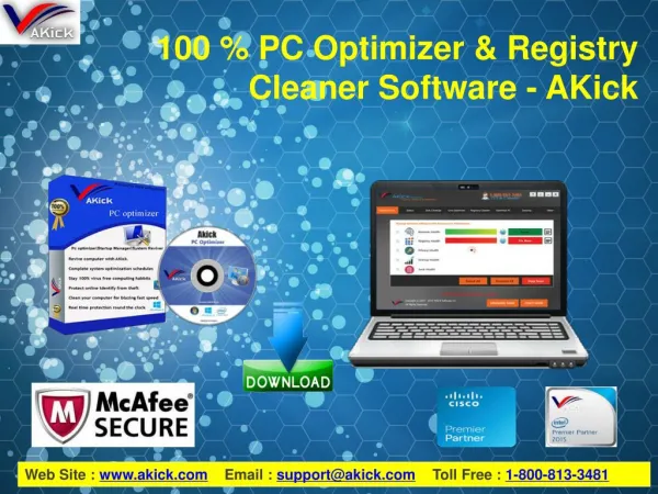 Download Free Registry Cleaner & PC Optimizer - AKick