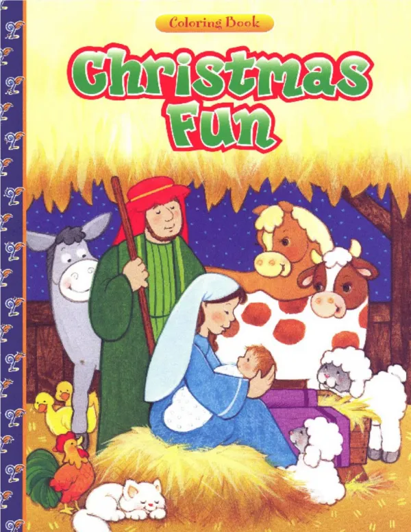 Christmas fun coloring book