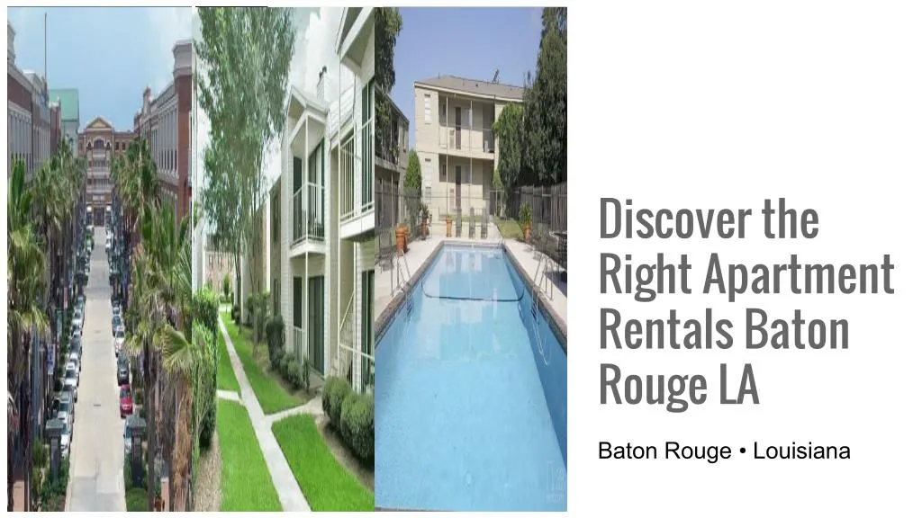 discover the right apartment rentals baton rouge la