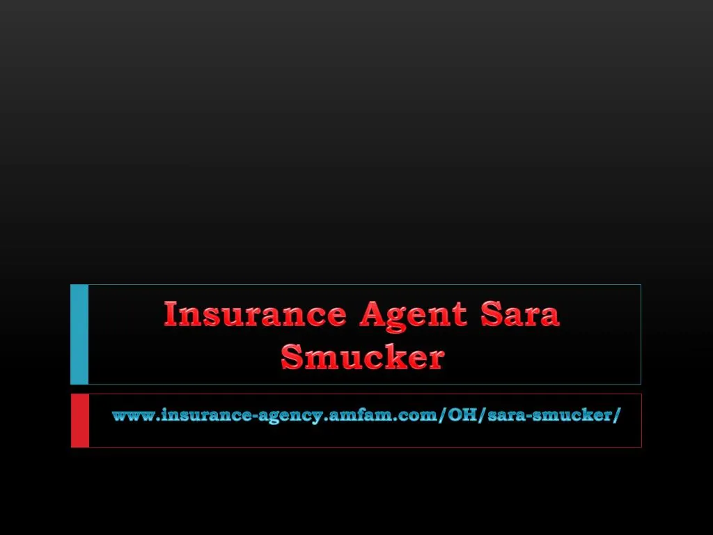 insurance agent sara smucker