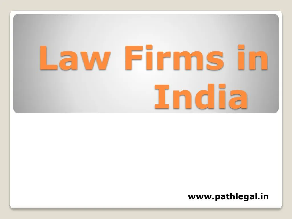 law firms in india