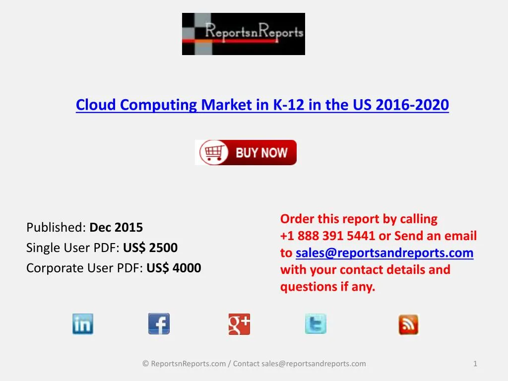 cloud computing market in k 12 in the us 2016 2020