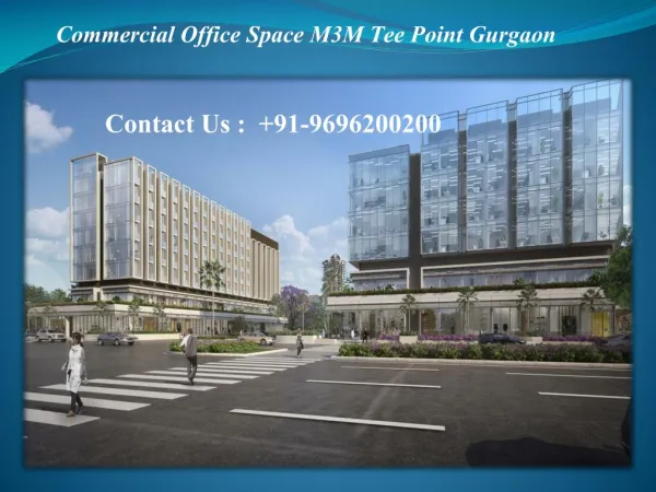 Commercial Office Space m3m tee Point in sector 65 Gurgaon