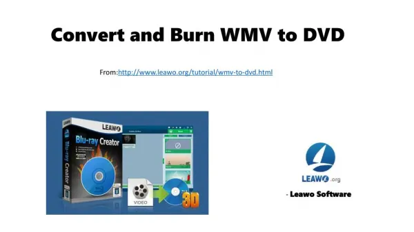 Convert and burn wmv to dvd
