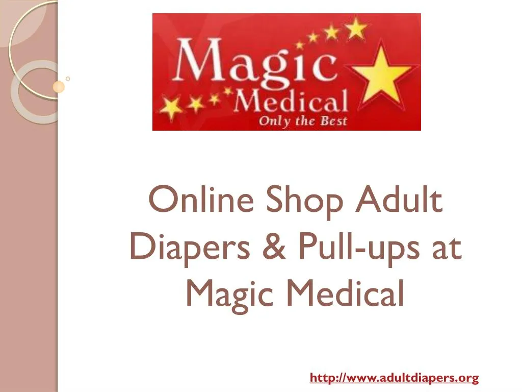 online shop adult diapers pull ups at magic medical