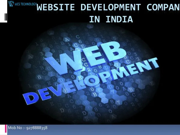 Website Development Company in India: @9278888358