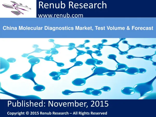 China Molecular Diagnostics Market, Test Volume & Forecast