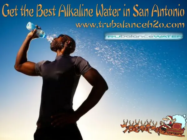 Get the Best Alkaline Water in San Antonio