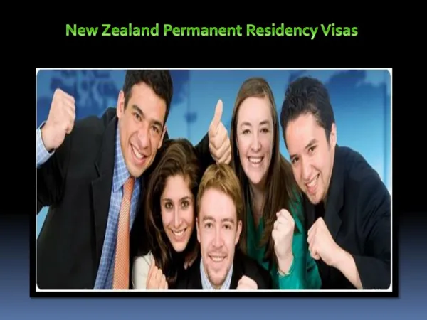 New Zealand Residency Visas