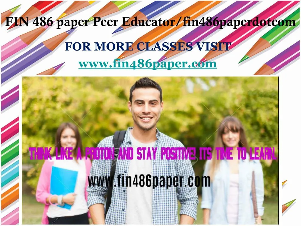 for more classes visit www fin486paper com