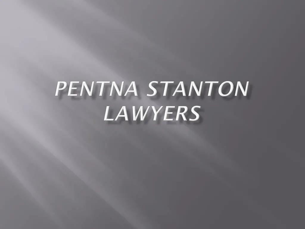 pentna stanton lawyers