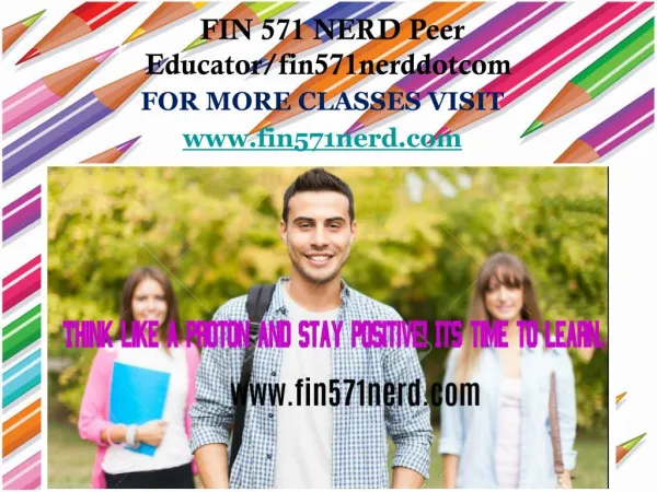 FIN 571 NERD Peer Educator/fin571nerddotcom