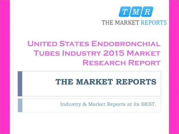 Supply, Consumption and Gap of Endobronchial Tubes 2015-2020