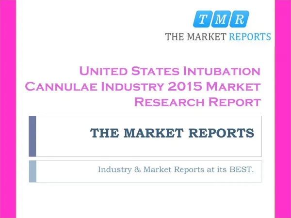 United States Capacity, Production, Import, Export, Sales, Price, Cost and Revenue of Intubation Cannulae Forecast Repor