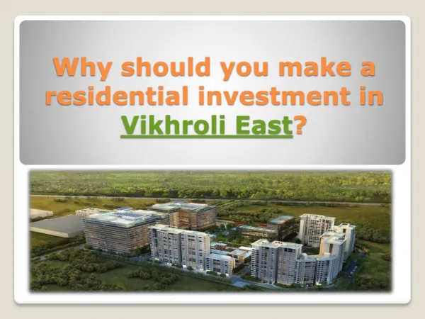 Residential Apartment in Vikhroli East