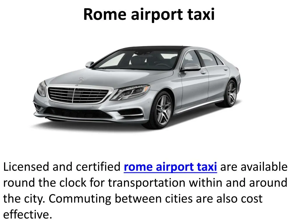 rome airport taxi