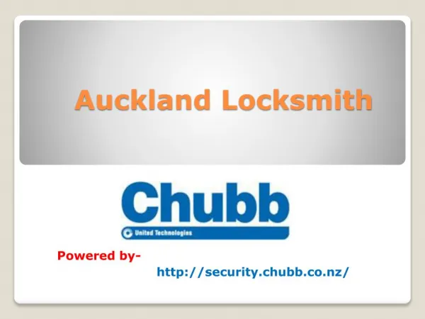 Locksmith in Auckland