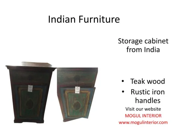 Indian Furniture for Home