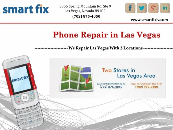 Phone Repair Las Vegas - Smart Fix Repair Shop