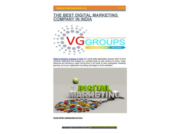 Digital Marketing Company in india