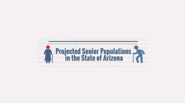 Projected Senior Populations in the State of Arizona [infographic]