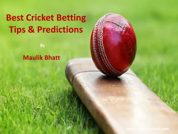 Best Cricket Betting Tips and Cricket Predictions