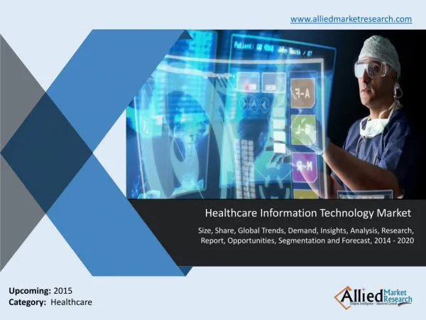 Healthcare Information Technology Market 2014-2020