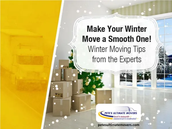 Winter Moving Tips from the Professional Movers in Tampa