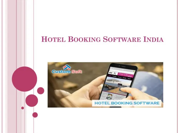 Hotel booking software india