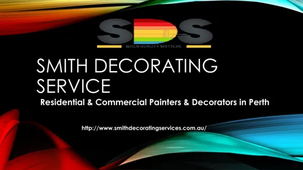 Profesional painters & Decoraters in North Perth