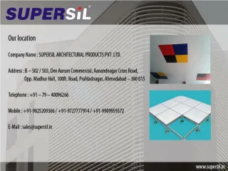 Aluminium false ceiling - slide 1
