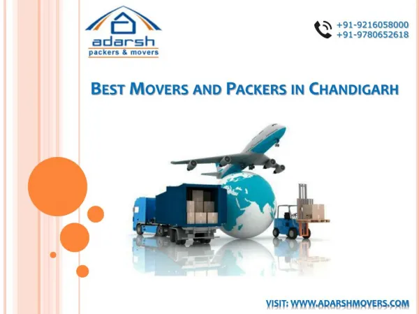 Looking To Relocate With Best Movers and Packers Chandigarh