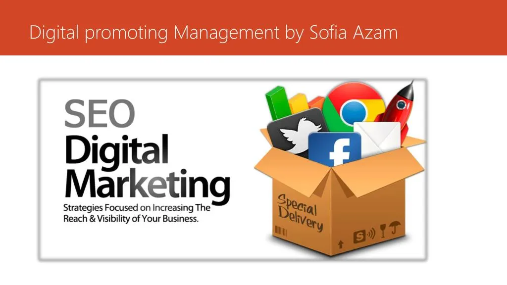 digital promoting management by sofia azam