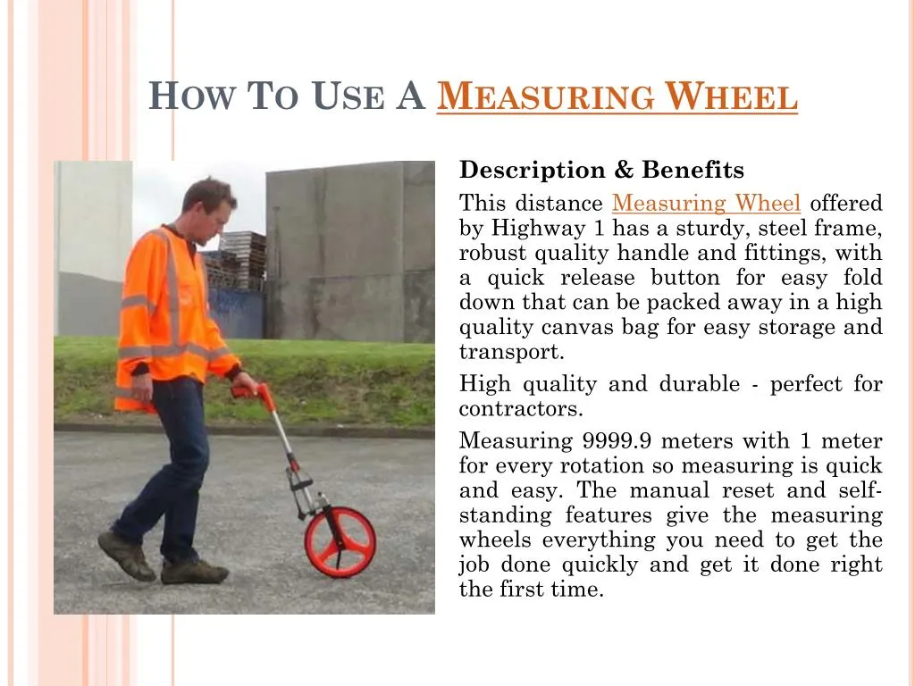 how to use a measuring wheel