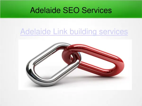 Adelaide SEO Services Link building