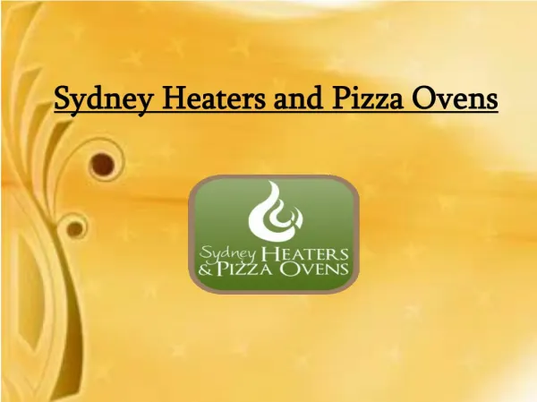 Sydney Heaters And Pizza Ovens