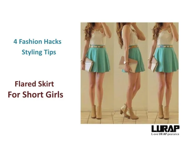 4 Fashion Hacks To Style Your Flared Skirt For Short Girls