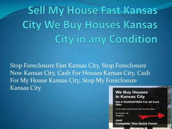 Cash For Houses Kansas City