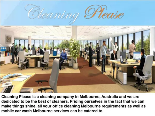 Office Cleaning Oakleigh