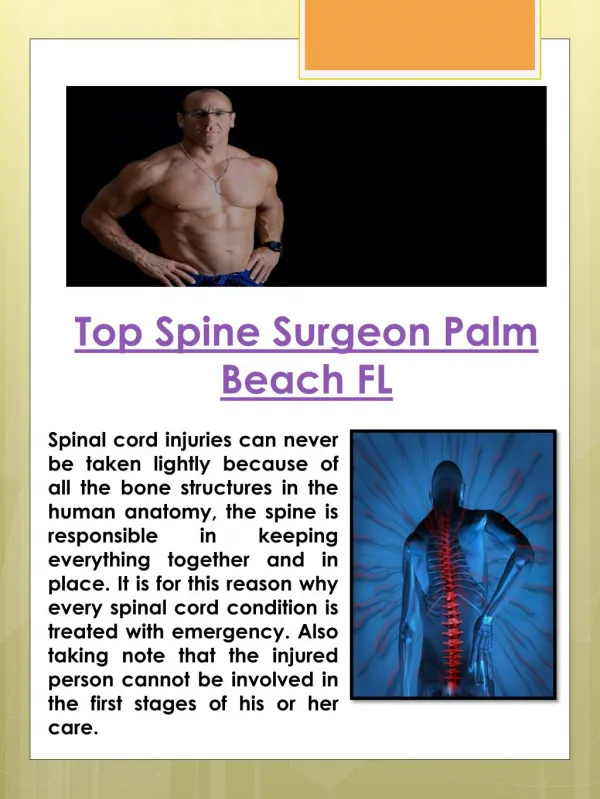 Top Brain Surgeon Palm Beach FL