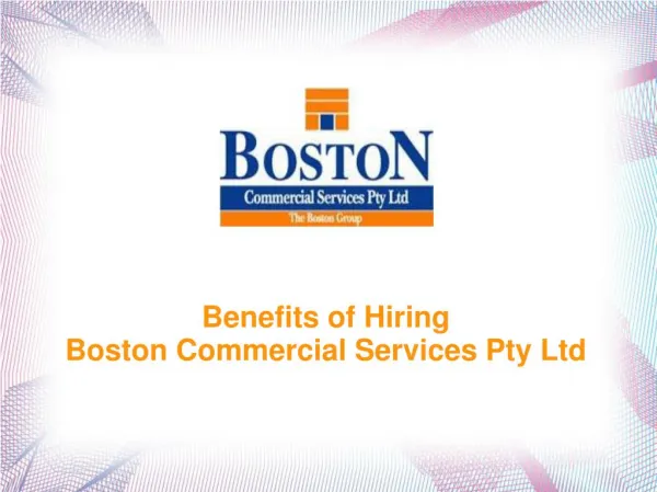 Benefits Of Hiring Boston Commercial Services