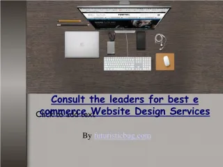 Aspects of a professional e commerce website design services - slide 1