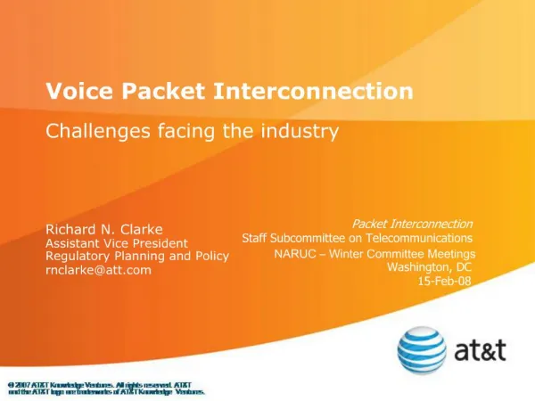 Voice Packet Interconnection